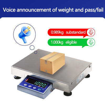 6kg annonce vocale Table électronique Balance industrielle Plateforme de pesage SOHE AT-B