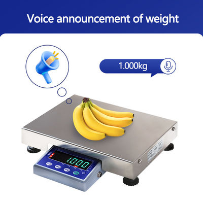 6kg annonce vocale Table électronique Balance industrielle Plateforme de pesage SOHE AT-B