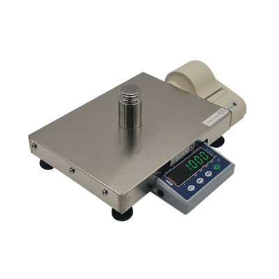 Impression d'étiquettes de code-barres Balance de bureau numérique avec affichage LED et alimentation DC10.5V/1000mA
