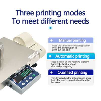 15 kg SOHE ATP Tag Printing Affichage numérique pour usine de transformation alimentaire Type d'affichage LED