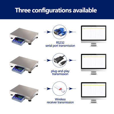 SOHE ATS 3KG Connexion Bluetooth étanche à l'eau 232 type d'affichage LED à port série avec 1