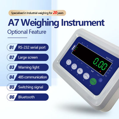 130 mm*138 mm*200 mm SOHE A7 Indicateur de pesage du compteur, capteur d'affichage