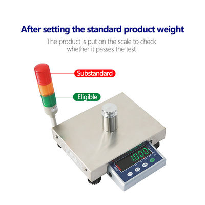 Affichage à LED 6KG Lampes d'alarme en acier tricolore avec stockage et besoins d'impression sur disque U