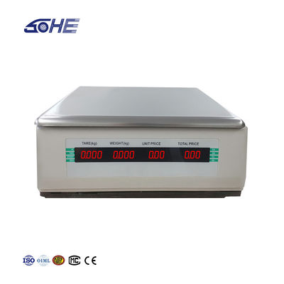 SOHE SHW-TMA échelle de table de code à barres de caisse-registreur reçu d'impression pesant 15 kg