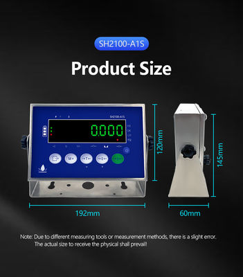 Indicateur de poids de l'échelle étanche à l'eau des aciers inoxydables SOHE A1S 304 avec affichage LED