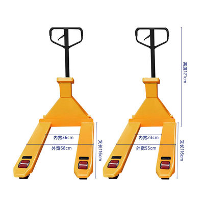 Chauffe-eau à fourchette de largeur de lipolyte jaune SOHE SCS Impression Pesage chariot élévateur pour balances à étiquette haute
