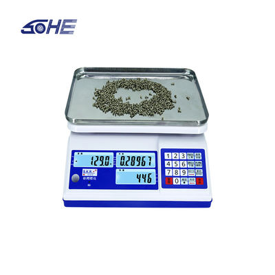 30 kg portée maximale affichage LCD Balance de table de comptage conventionnelle pour la pesée industrielle