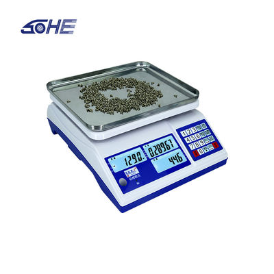 30 kg portée maximale affichage LCD Balance de table de comptage conventionnelle pour la pesée industrielle