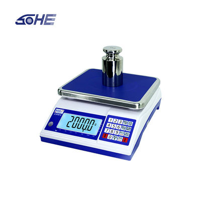Balance classique de la table de pesée LCD multifonctionnelle de précision 30000 avec écran LCD