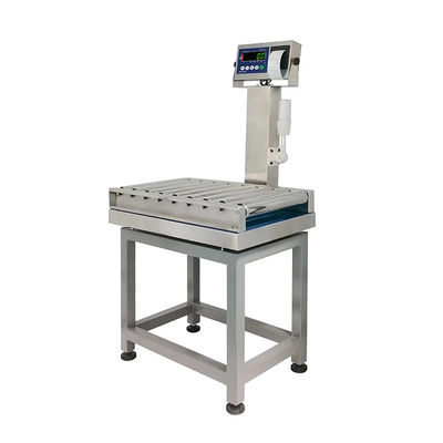 Balanceuse de contrôle alimentaire de haute précision 15-500 kg 580*800 mm avec convoyeur en acier inoxydable