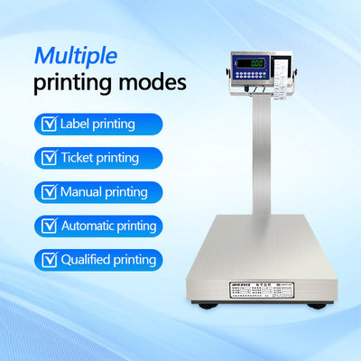 Affichage LED personnalisable 200 kg Balances d'impression multicatégorie avec conception imperméable