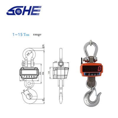 OBM Support personnalisé 2T affichage LED échelle suspendue échelle crochet pour les besoins industriels
