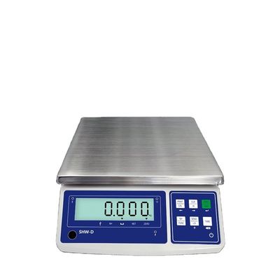 Balance de table de pesée imperméable à l'eau avec une capacité de 15 kg et un écran LCD personnalisable