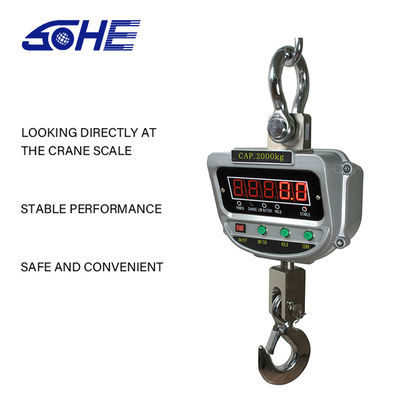 110V-220V Affichage LED haute précision Balance en alliage d'aluminium Balances à crochets principales pour le support OEM