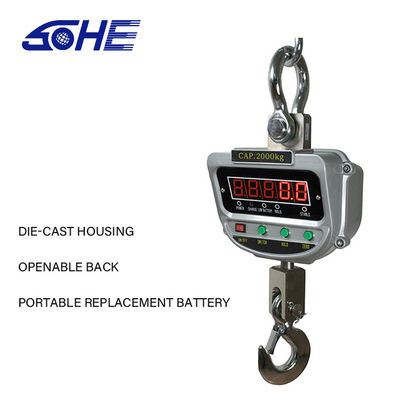 Affichage LCD LED Échelle de grue pratique et légère 2t avec support OEM personnalisé