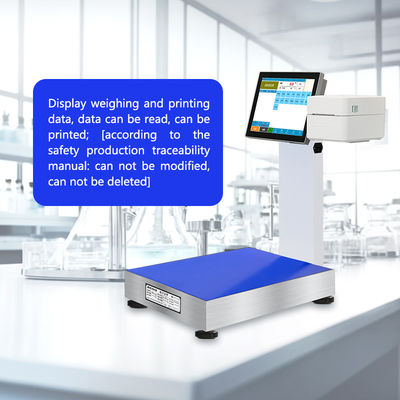 Display LCD Dispositif d'impression d'étiquettes chimiques pharmaceutiques pour une taille de table de 400 mm*500 mm
