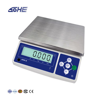 Balance électronique multifonctionnelle de 15 kg avec écran LCD et support OBM