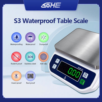 1.5KG Échelle imperméable en acier inoxydable ABS haute précision pour la cuisson et la cuisson SOHES3