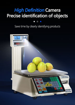 Affichage LCD Tableau de codes à barres intelligents échelle SHW-TMF6 pour 30 kg de capacité