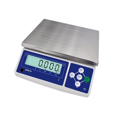 Échelle de table de fonction Ethernet SHWDL-15KG avec affichage LCD et alimentation CA/CC