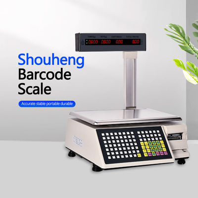 Échelle de table de code à barres d'impression avancée SHW-TMB 30 kg avec alimentation CA 100-240V/DC21V