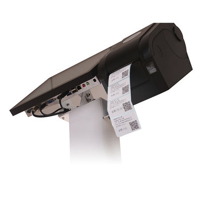 Écran de bureau de 12 pouces 15-100kg Processus de viande de porc et de bœuf Étiquette d'impression LCD