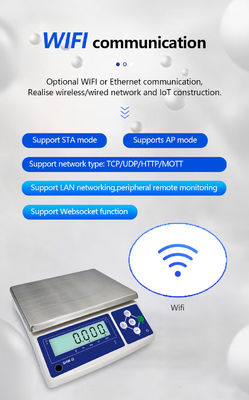 Niveau III de précision SHWDL-WIFI sans fil Balance électronique de table avec une capacité de 6 kg et 1