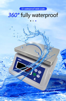 Balance électronique à double écran imperméable à l'eau avec une capacité de 3 à 30 kg et un support personnalisé