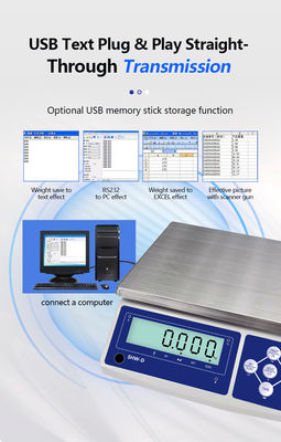 Dernière échelle de table électronique de stockage sur disque SHWDL-U avec une capacité et des performances de 15 kg