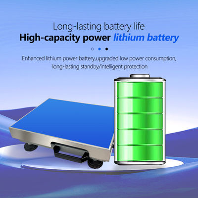 Balance industrielle portable Bluetooth avec une plateforme de 300*400 mm et une capacité de 150 kg