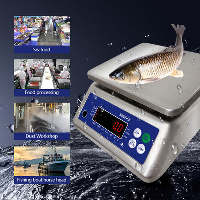AC220V/50HZ alimentation SOHE S6 3kg en acier inoxydable IP68 échelle étanche pour puissants