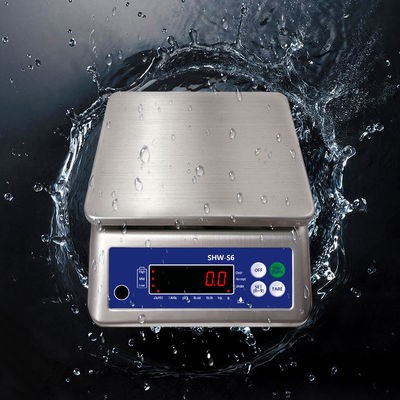 AC220V/50HZ alimentation SOHE S6 3kg en acier inoxydable IP68 échelle étanche pour puissants