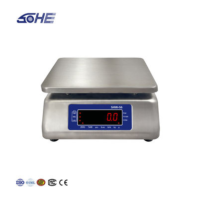 AC220V/50HZ alimentation SOHE S6 3kg en acier inoxydable IP68 échelle étanche pour puissants