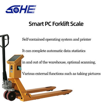 Impression par PC intelligent étroite fourchette élévateur à fourchette avec système de fenêtre type d'affichage LCD LED