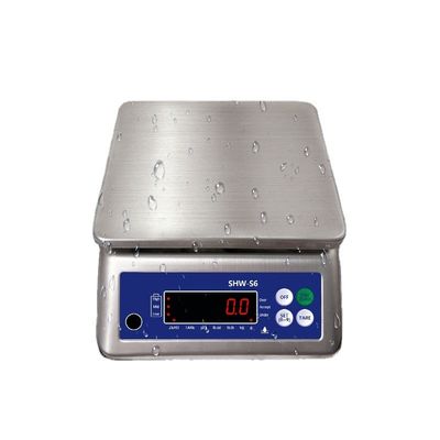 Supporté par ODM Double écran 30 kg Table imperméable Balance électronique avec écran LED
