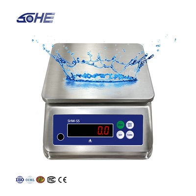 AV220V/50HZ Table étanche en acier inoxydable à double écran Balance électronique 15 kg