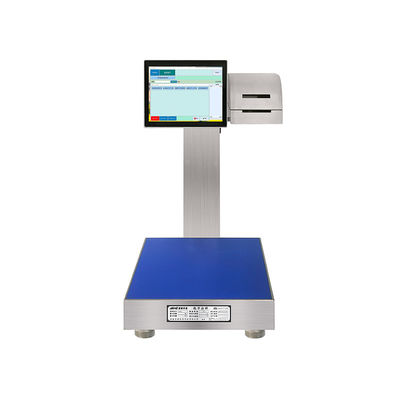 Impression d'étiquettes à échelle intelligente entièrement étanche avec écran intelligent et acier inoxydable 304