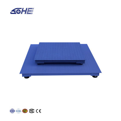 1.2*1.2m Échelle de plancher industriel en acier au carbone avec support et écran LED