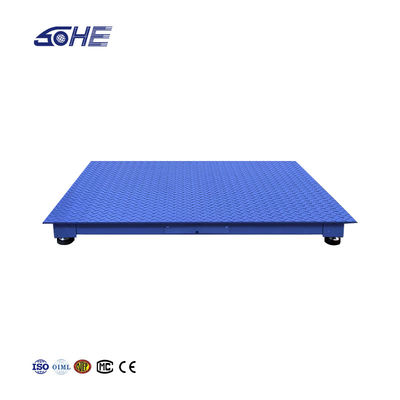 1.2*1.2m Échelle de plancher industriel en acier au carbone avec support et écran LED