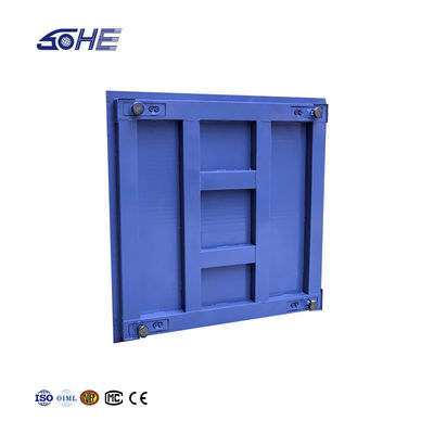 1.2*1.2m Échelle de plancher industriel en acier au carbone avec support et écran LED