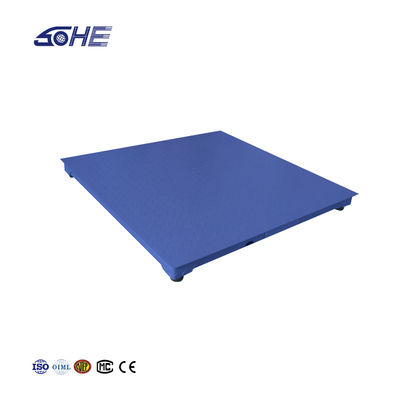 1.2*1.2m Échelle de plancher industriel en acier au carbone avec support et écran LED