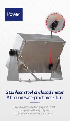 Affichage à LED 300 kg échelle imperméable à l'eau SOHE A1S pour les usines alimentaires 500 * 600mm lavable