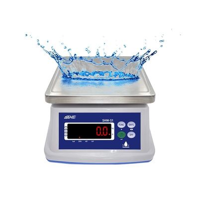 Structure à double couche 30 kg échelle imperméable à l'eau avec capteur de précision et écran LED