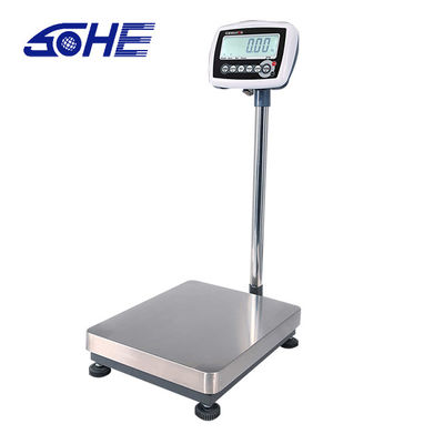 Affichage LCD LED 60 kg Échelle de plateforme portable pour un mouvement facile et un support personnalisé