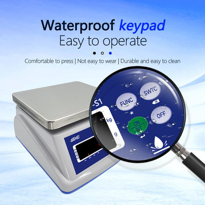 Batterie 6V/5Ah 30KG échelle imperméable à l'eau avec structure à double couche et capteur de précision