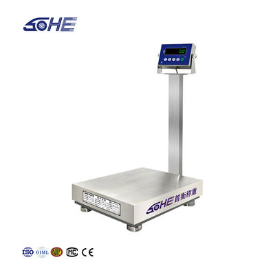 Poids A1S Pole carré Plateforme industrielle échelle 60cm*80cm en acier inoxydable étanche