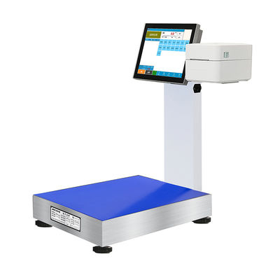 Système d'échelle PC à écran tactile de 12 pouces avec intelligence artificielle et port USB/serveur