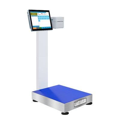 Système d'échelle PC à écran tactile de 12 pouces avec intelligence artificielle et port USB/serveur