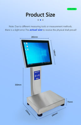Niveau III de précision de la balance de pièce de carte intelligente avec conception multifonctionnelle avancée