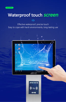 1- 15kg/5g Capacité de la carte intelligente pièce de pesage avec écran tactile imperméable à l'eau de 12 pouces